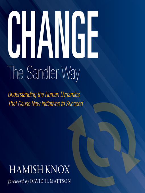 Title details for Change the Sandler Way by Hamish Knox - Wait list